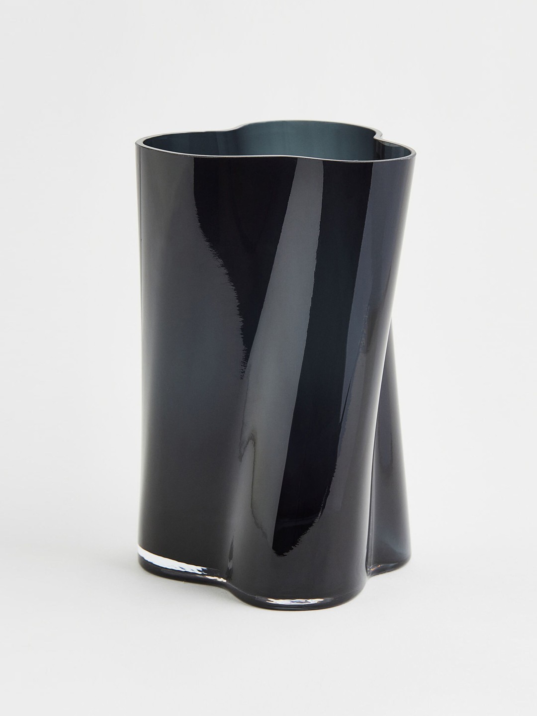 

H&M Grey Tall Glass Vase