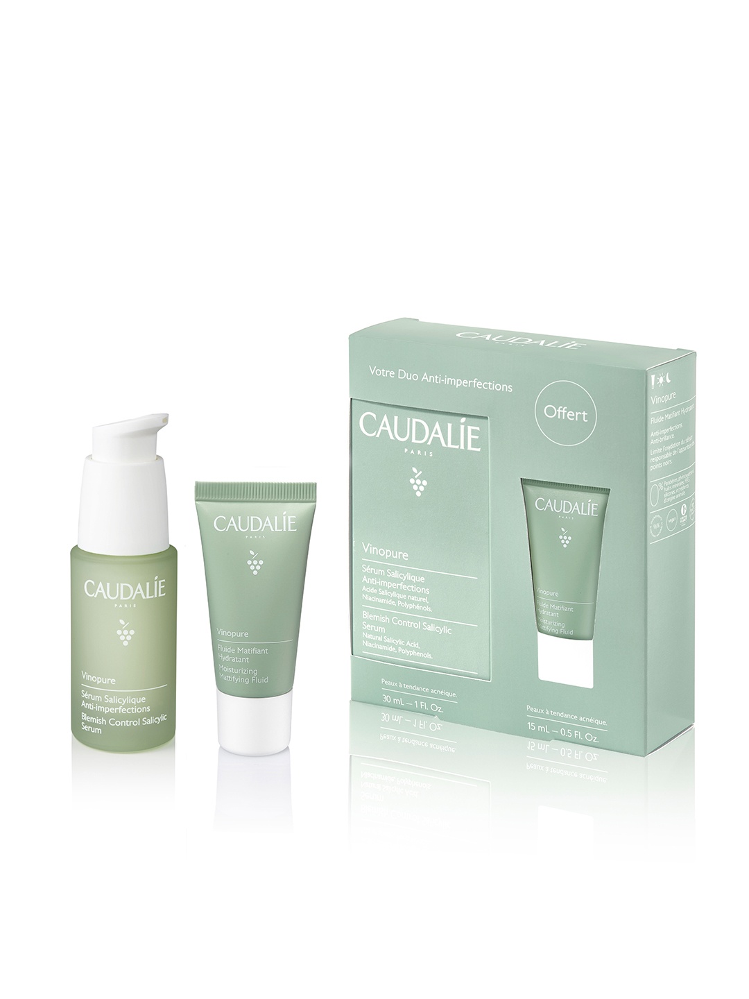 

Caudalie Vinopure Anti-Blemish Duo Set, Green