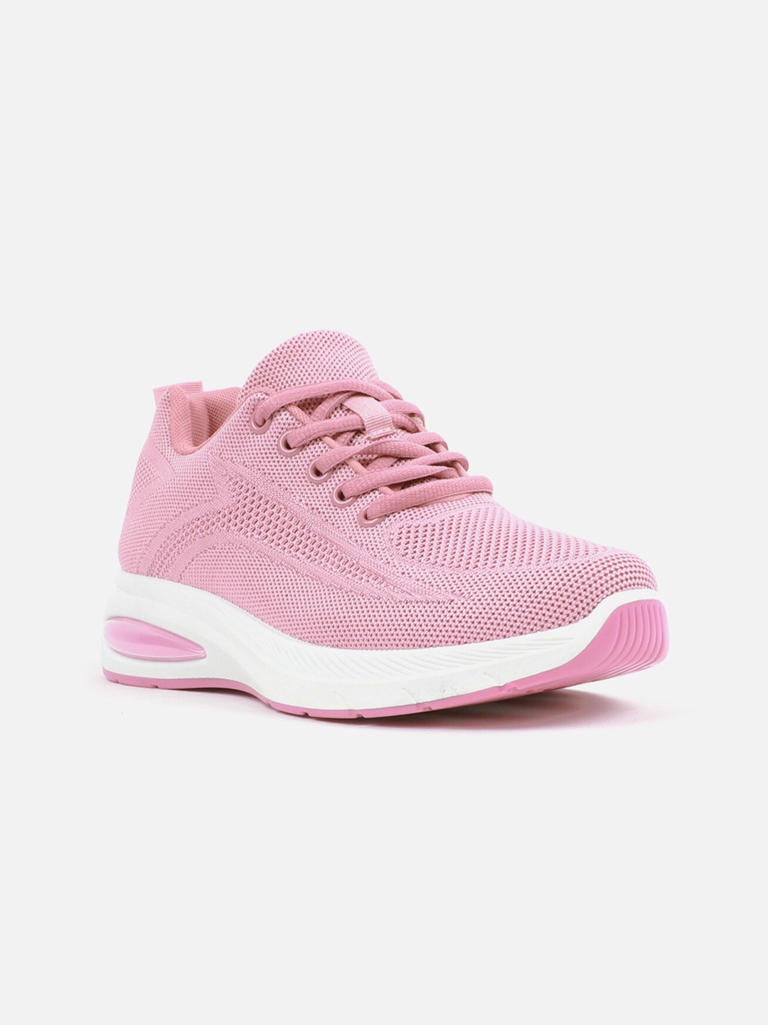 

Carlton London Women Pink Solid Lace-Ups Sneakers