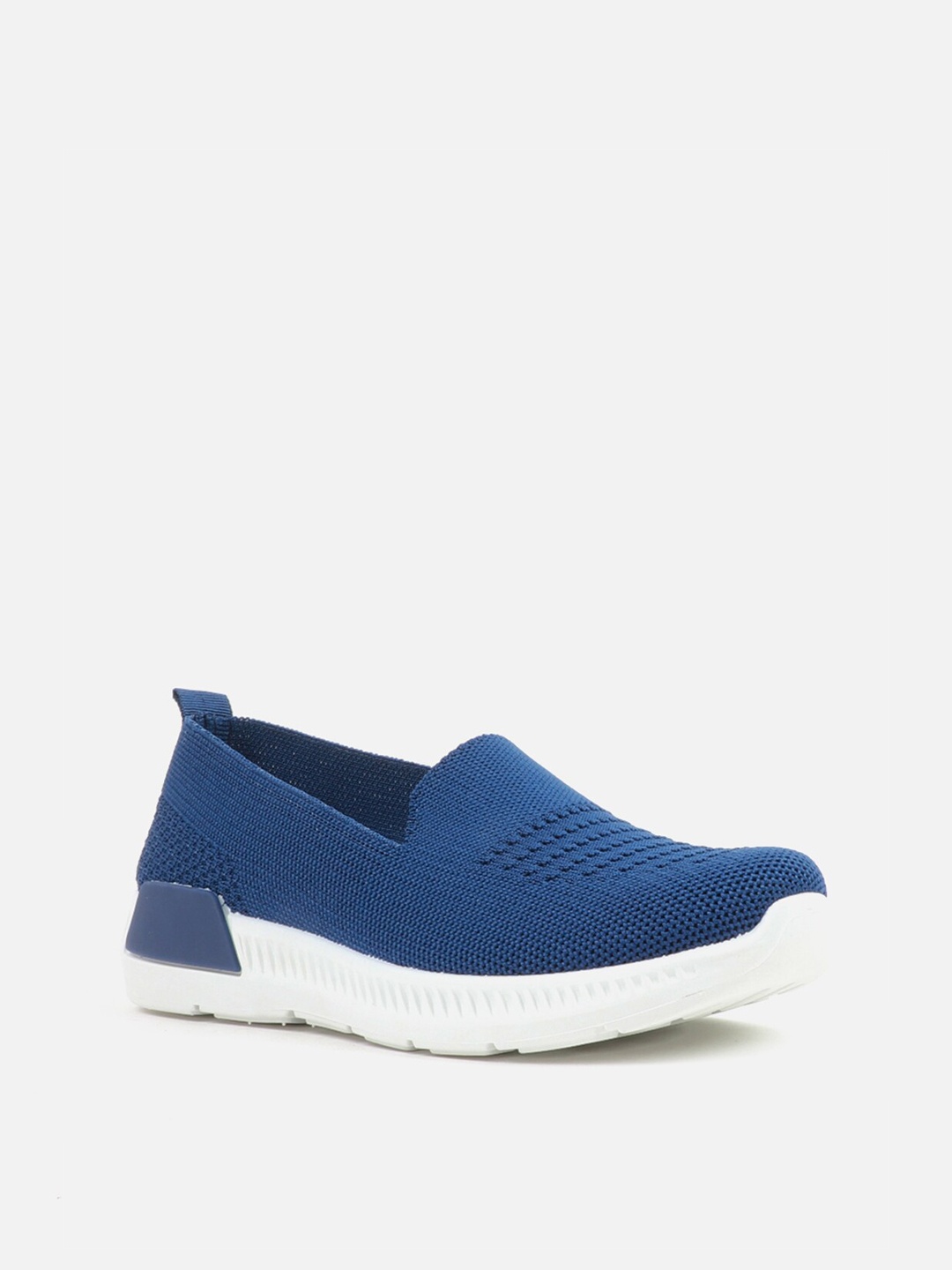 

Carlton London Women Blue Solid Slip-On Sneakers