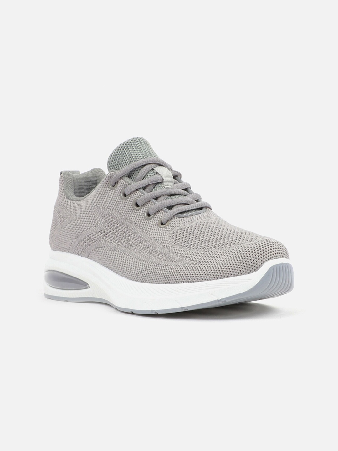 

Carlton London Women Grey Solid Lace-Ups Synthetic Sneakers