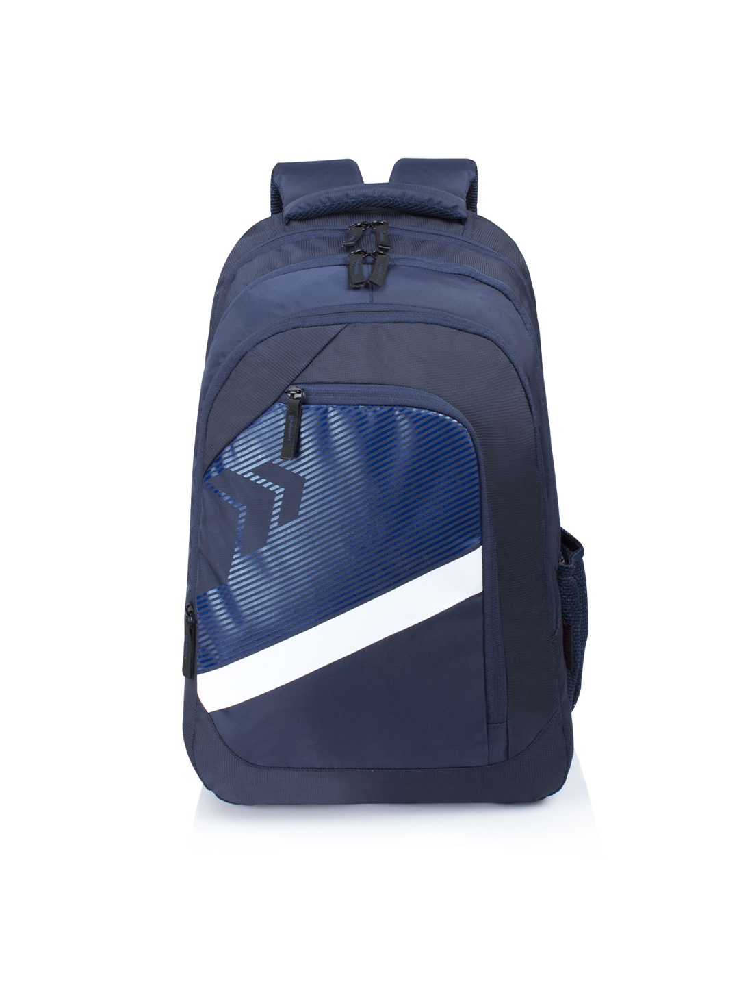 

LUNAR'S Unisex Embroidered Backpack, Navy blue