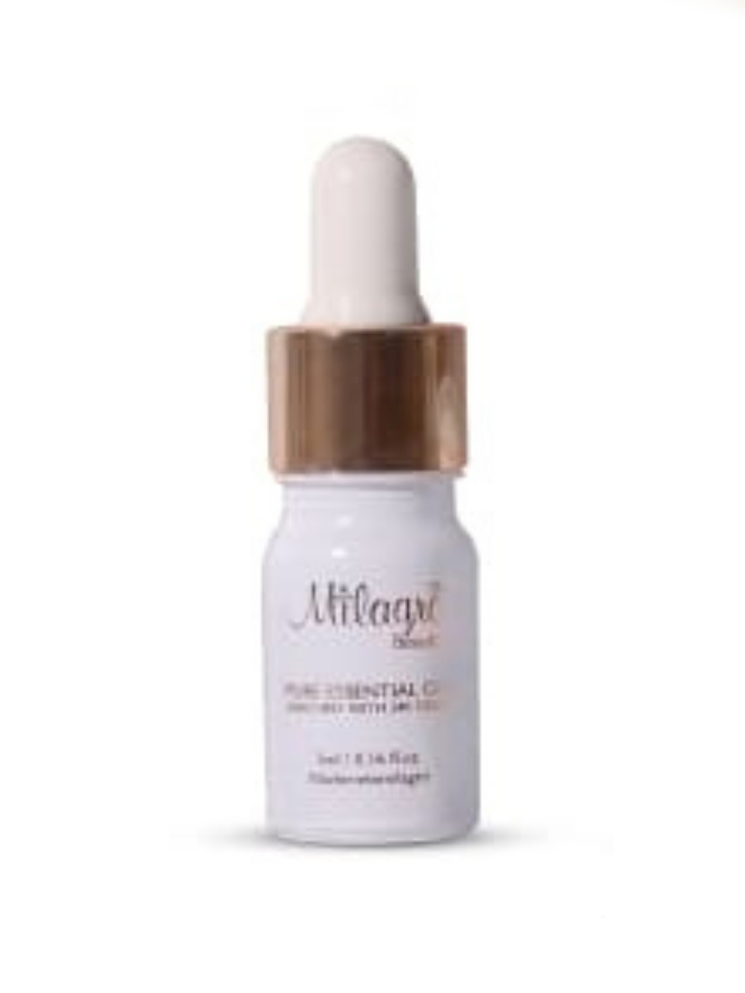 

Milagro beauty Pure Essential Oil with 24K Gold - 5 ml, Transparent