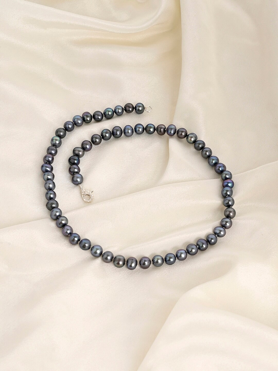 

March by FableStreet 925 Sterling Silver Rhodium- Grey Plated Necklace