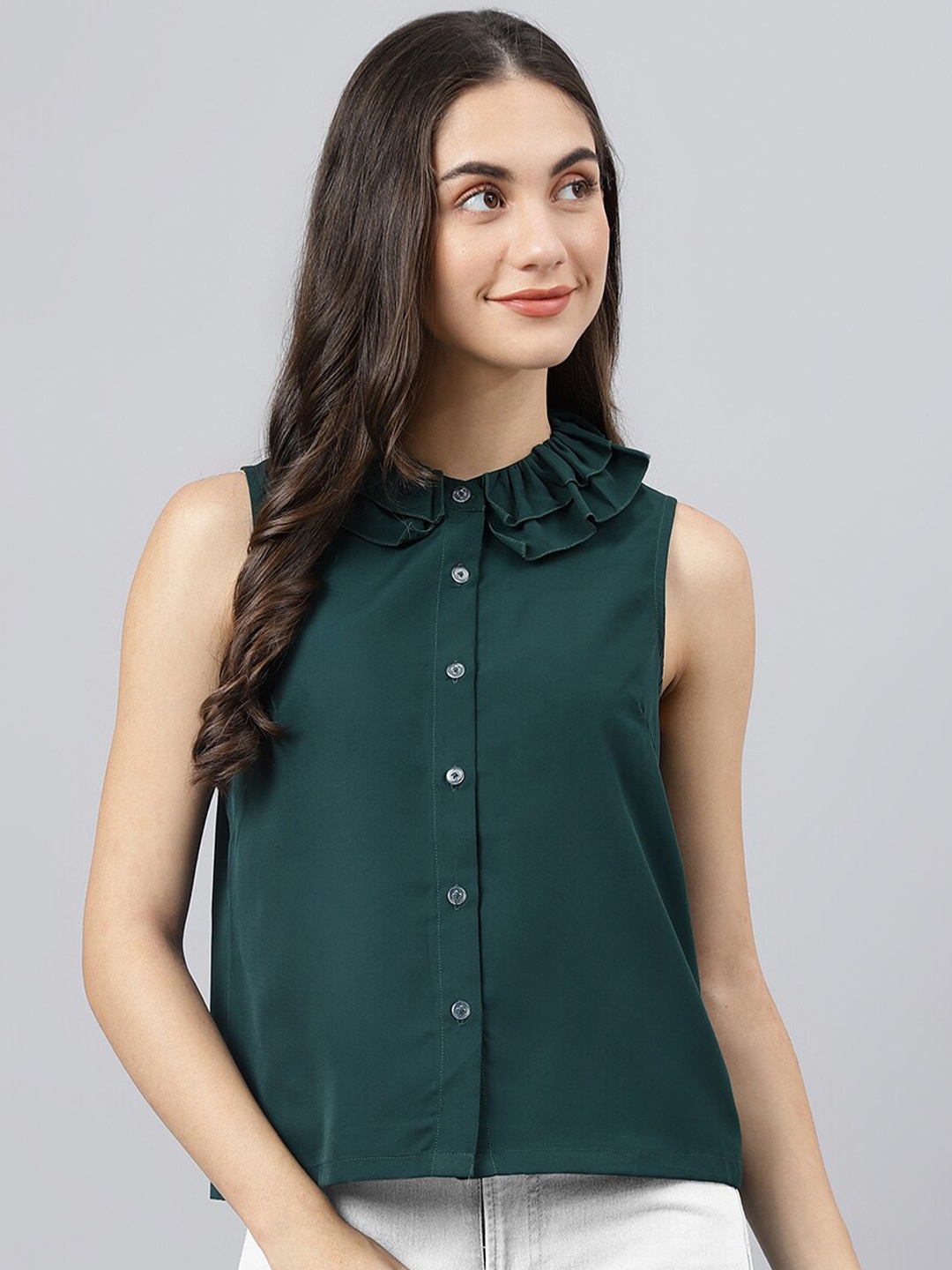 

DEEBACO Women Green Premium Casual Shirt
