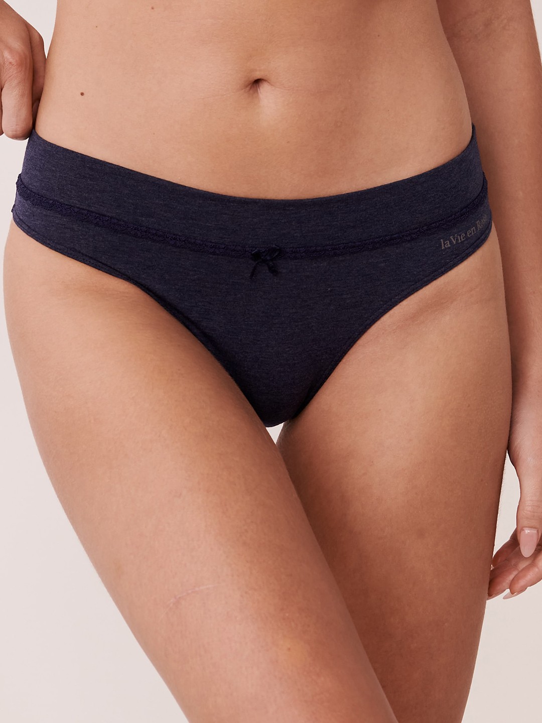 

La Vie en Rose Women Blue Solid Thong
