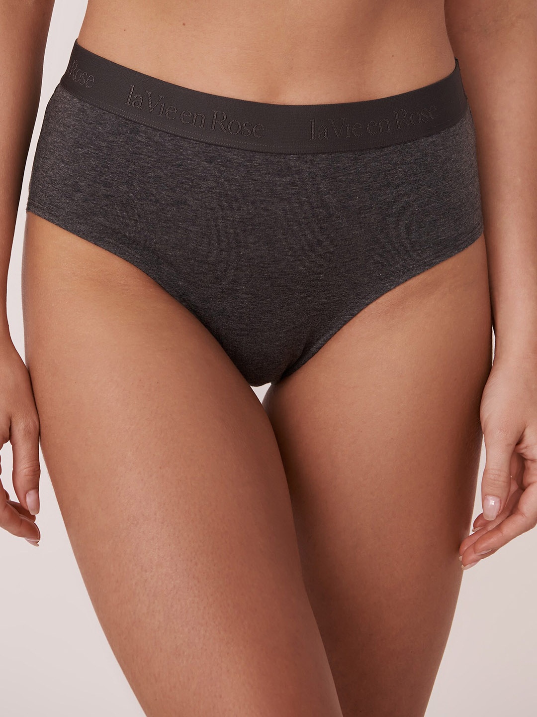 

La Vie en Rose Women Grey Solid Hipster Briefs