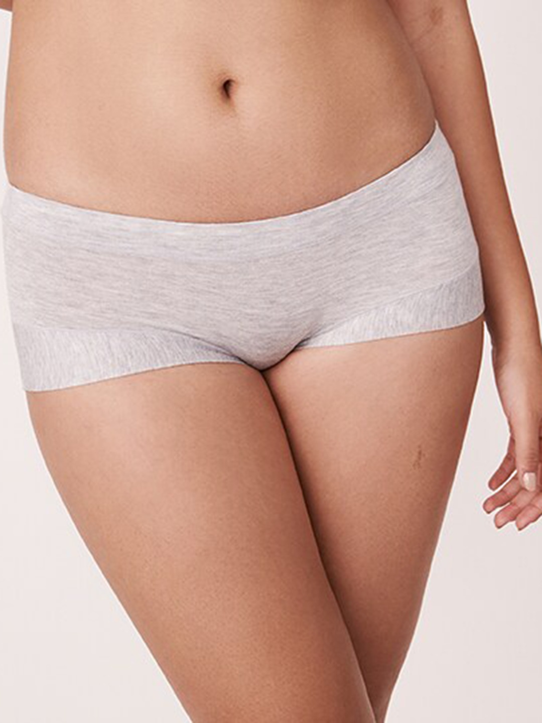 

La Vie en Rose Women Grey Solid Boyshort Briefs