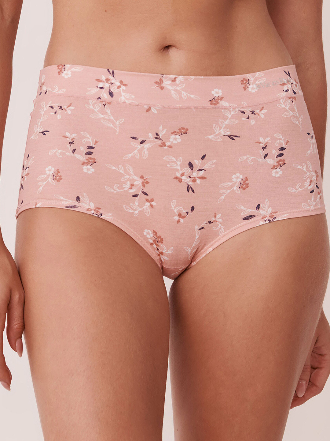 

La Vie en Rose Women Pink Printed Hipster Briefs