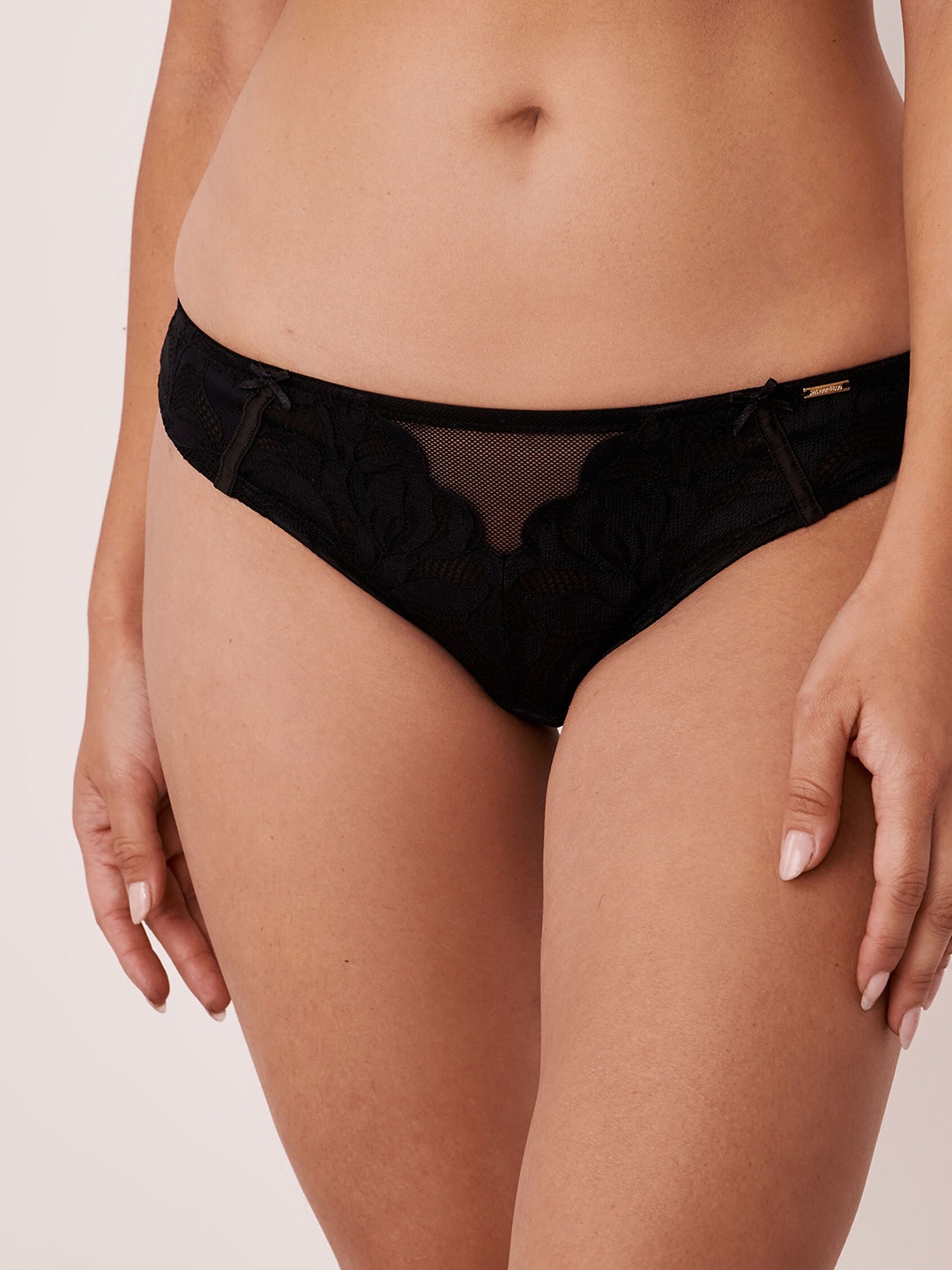 

La Vie en Rose Women Black Solid Hipster Briefs