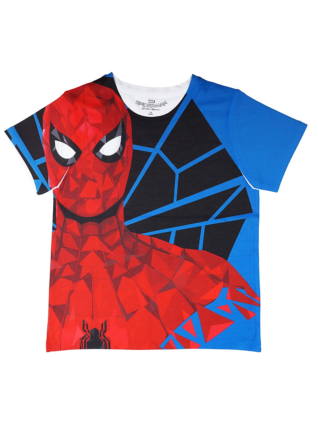 

Marvel by Wear Your Mind Boys Blue & White Printed Round Neck T-shirt
