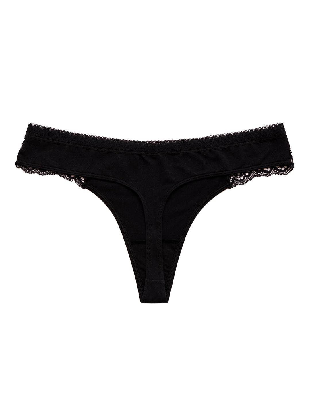 

La Vie en Rose Women Black Self-Designed Polyester Briefs