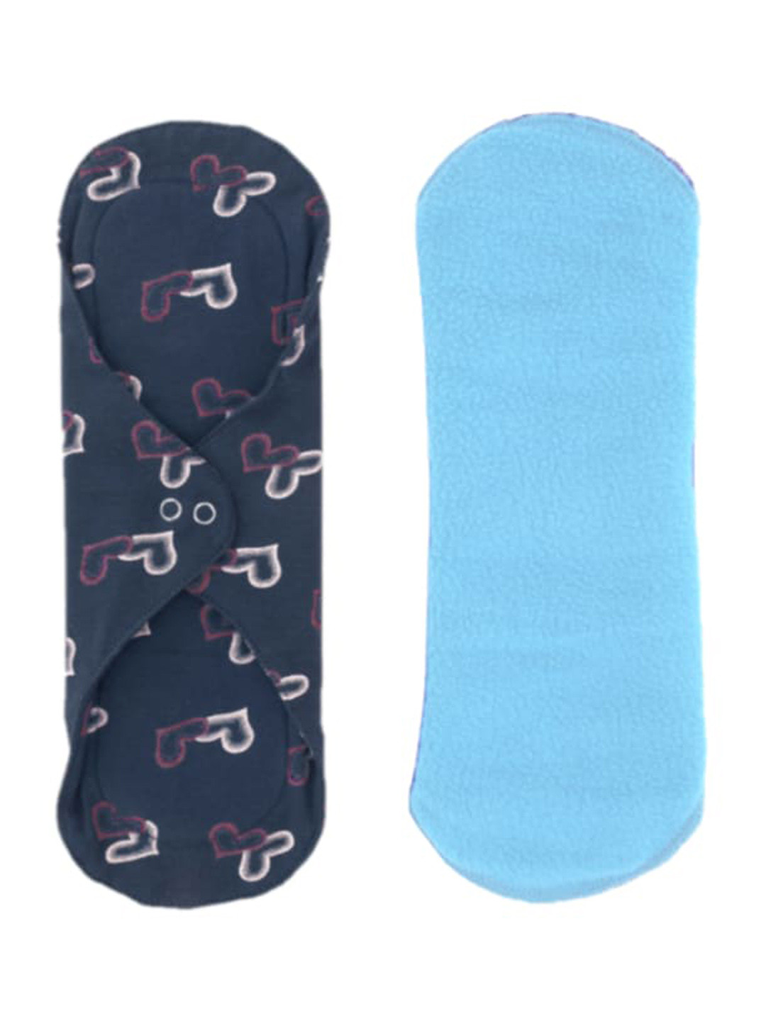 

CareDone Women Pack Of 2 Blue Layered Ultra Thin Rash Free Reusable Sanitary Cloth Pads