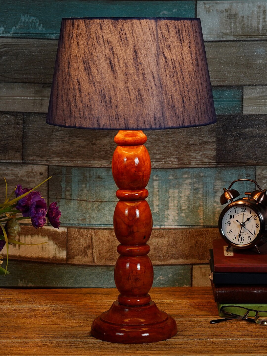 

foziq Unisex Brown Solid Table Lamps