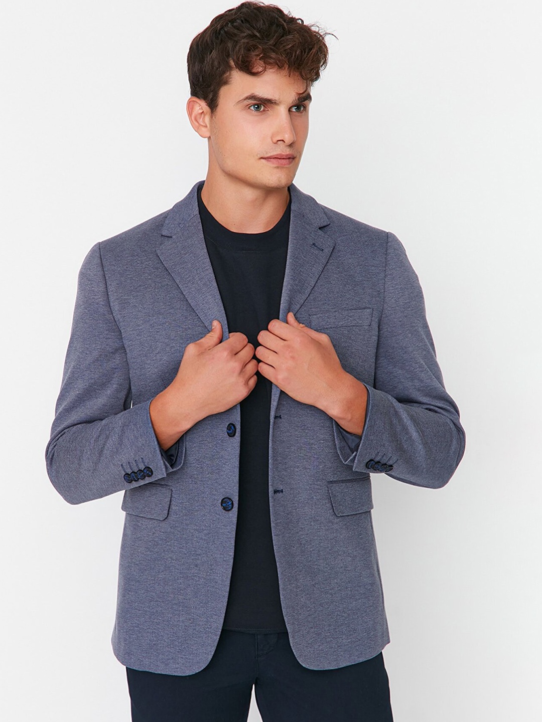 

Trendyol Men Blue Tailored Jacket