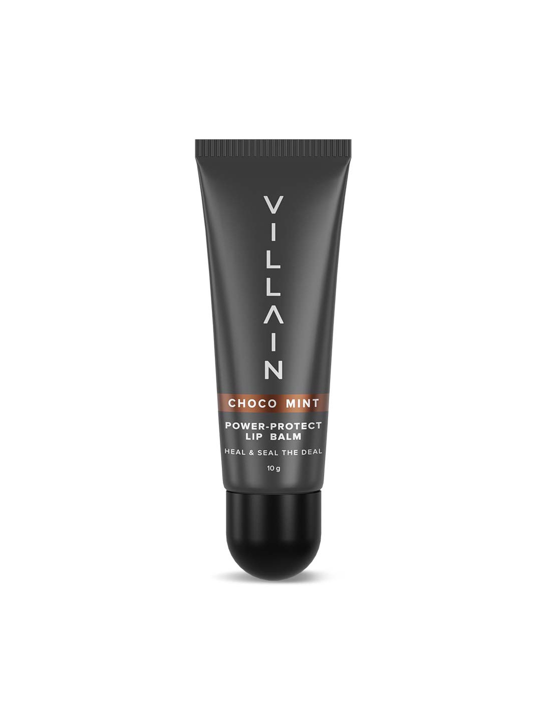 

VILLAIN Men Choco Mint Power Protect Lip Balm 10g, Black