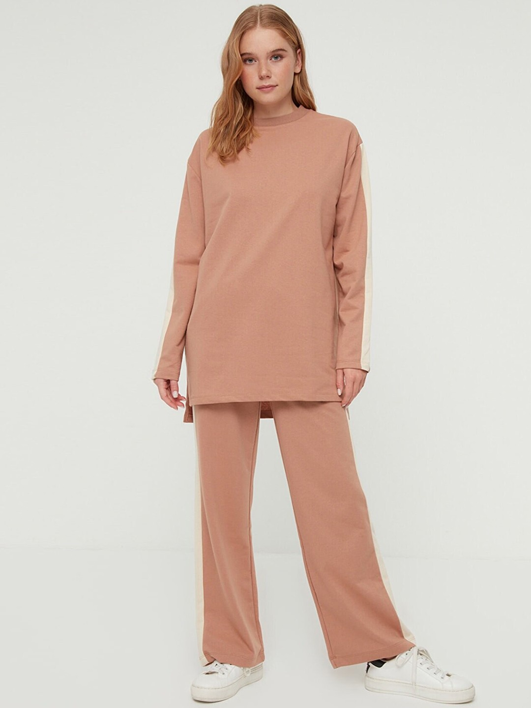 

Trendyol Women Brown Solid Tracksuits