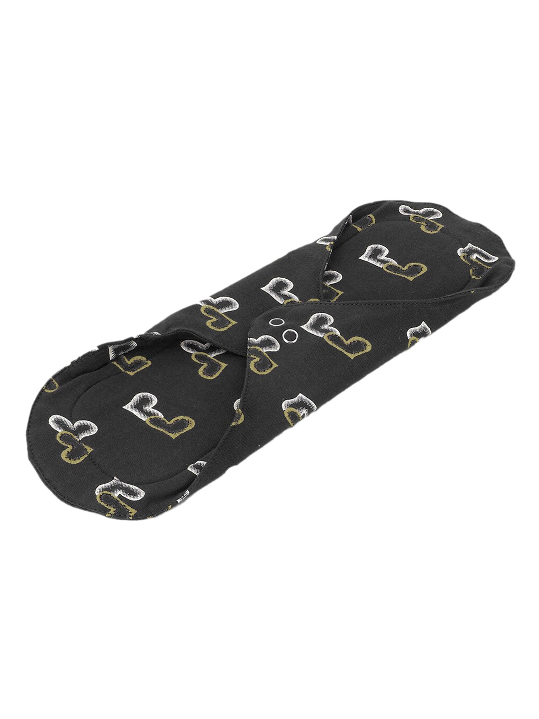 

CareDone Women Pack Of 3 Layered No Leak Layer Reusable Sanitary Cloth Pads, Black