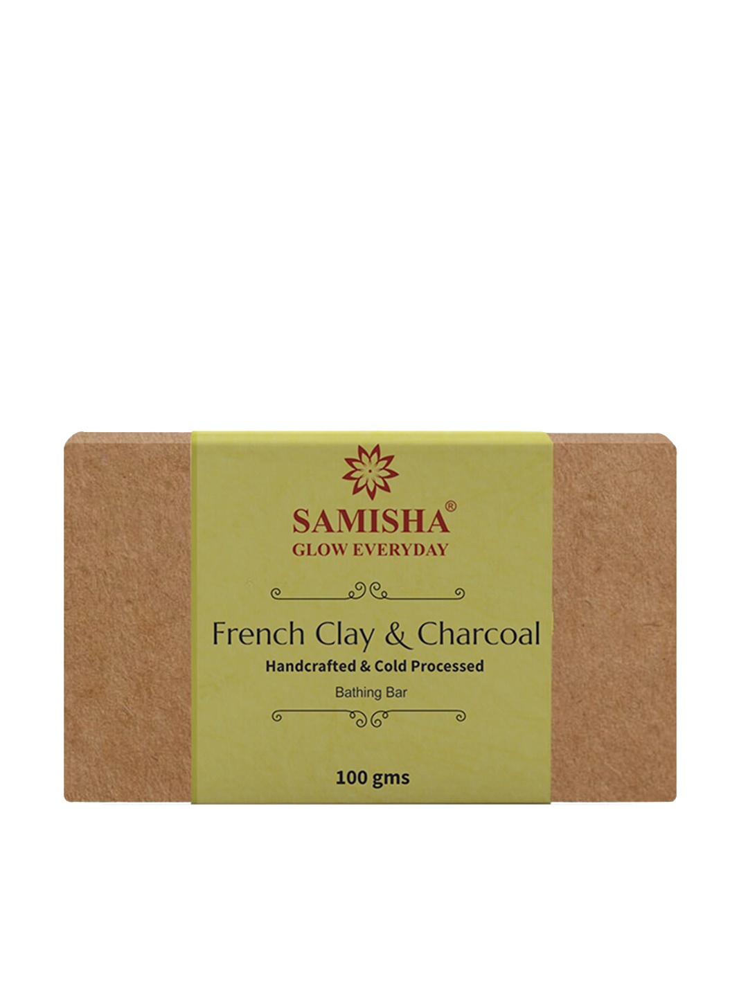 

SAMISHA Glow Everyday Organic French Clay & Charcoal Soap 100 gm, Multi