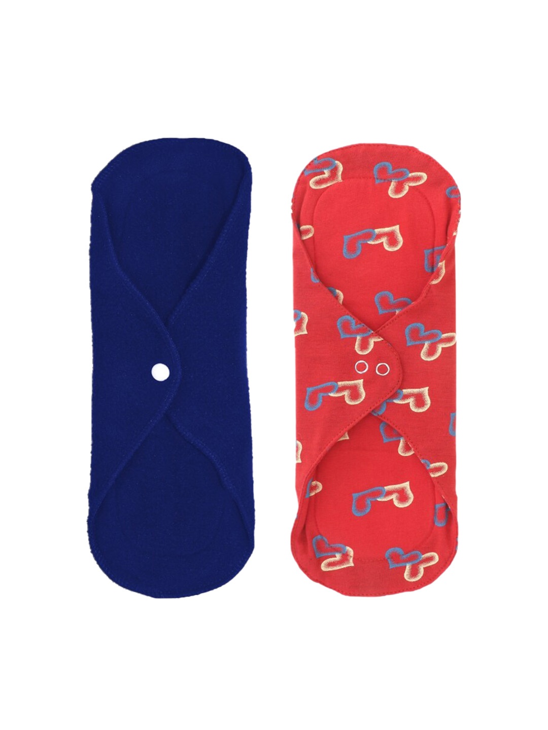 

CareDone Women Pack Of 2 Blue & Red Ultra Thin Rash Free Reusable Sanitary Cloth Pads