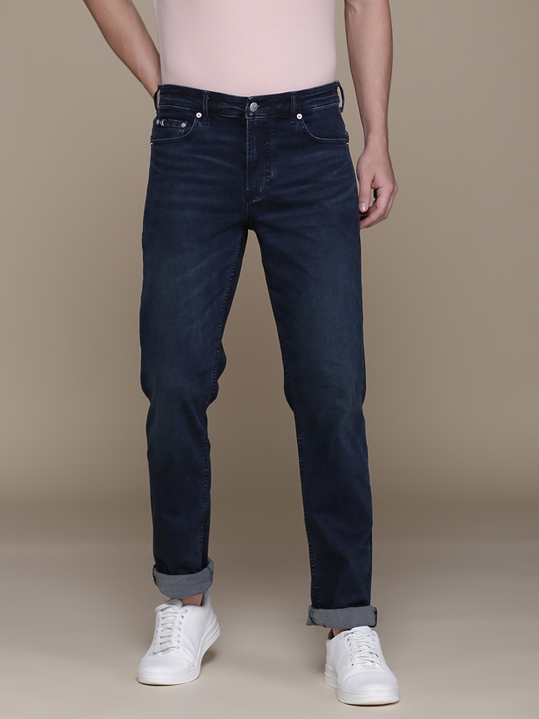 

Calvin Klein Jeans Men Blue Super Skinny Fit Light Fade Stretchable Jeans