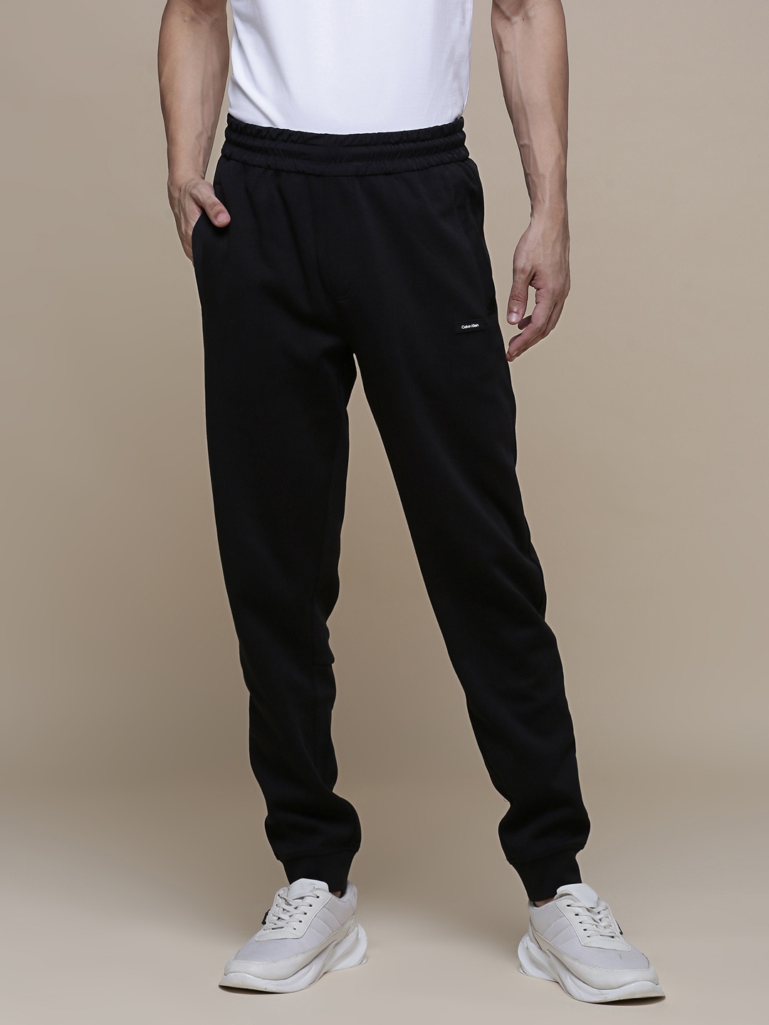 

Calvin Klein Jeans Men Black Solid Joggers