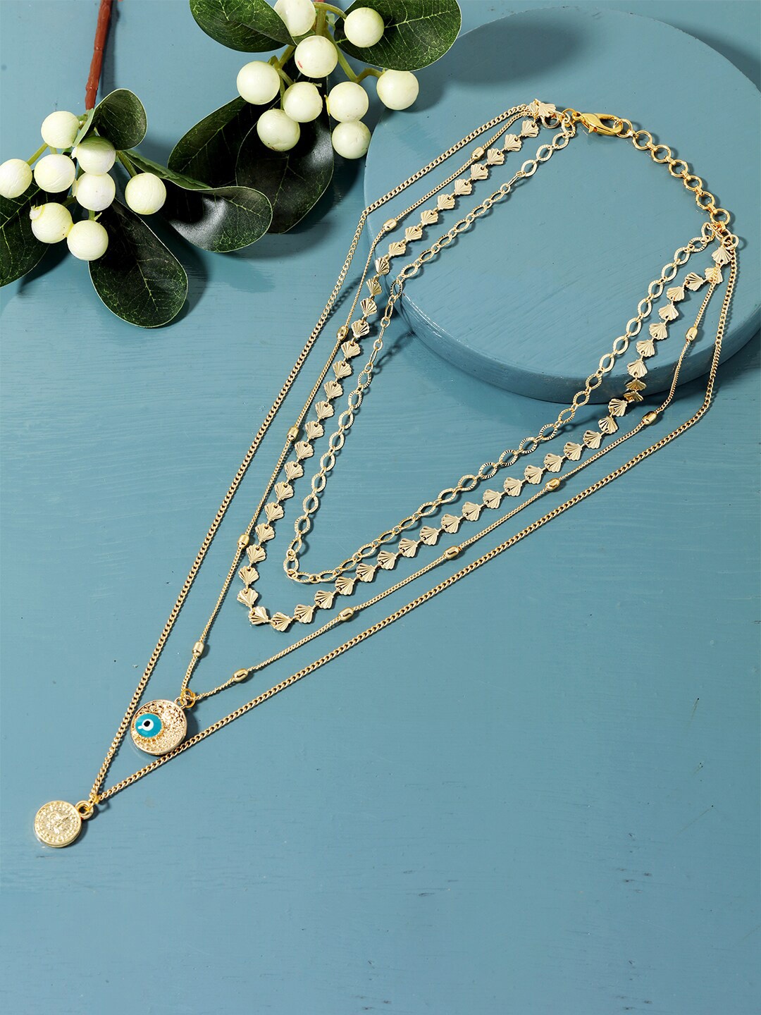 

AccessHer Gold-Plated Brass Layered Chain