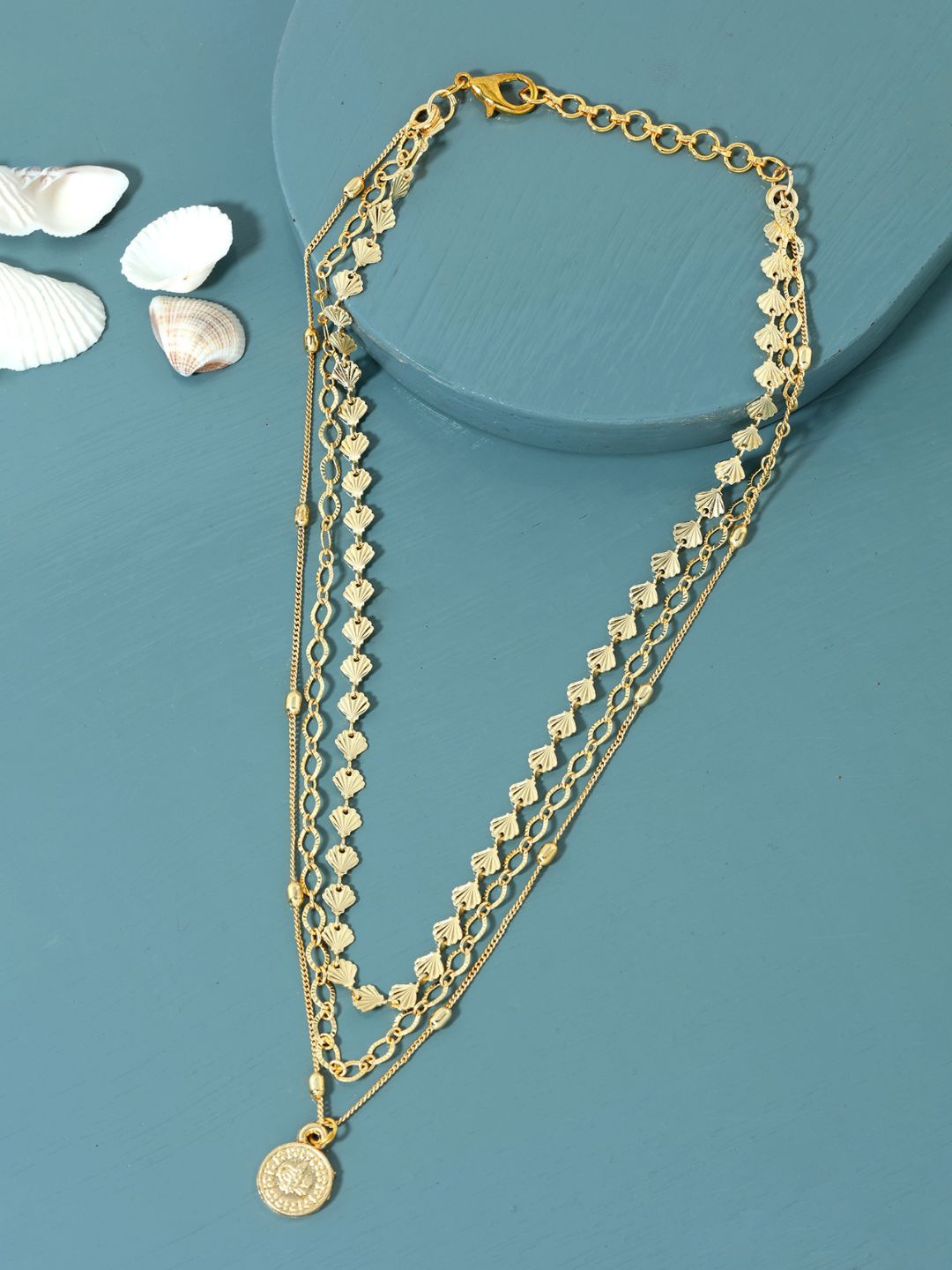 

AccessHer Gold-Plated Brass Layered Chain