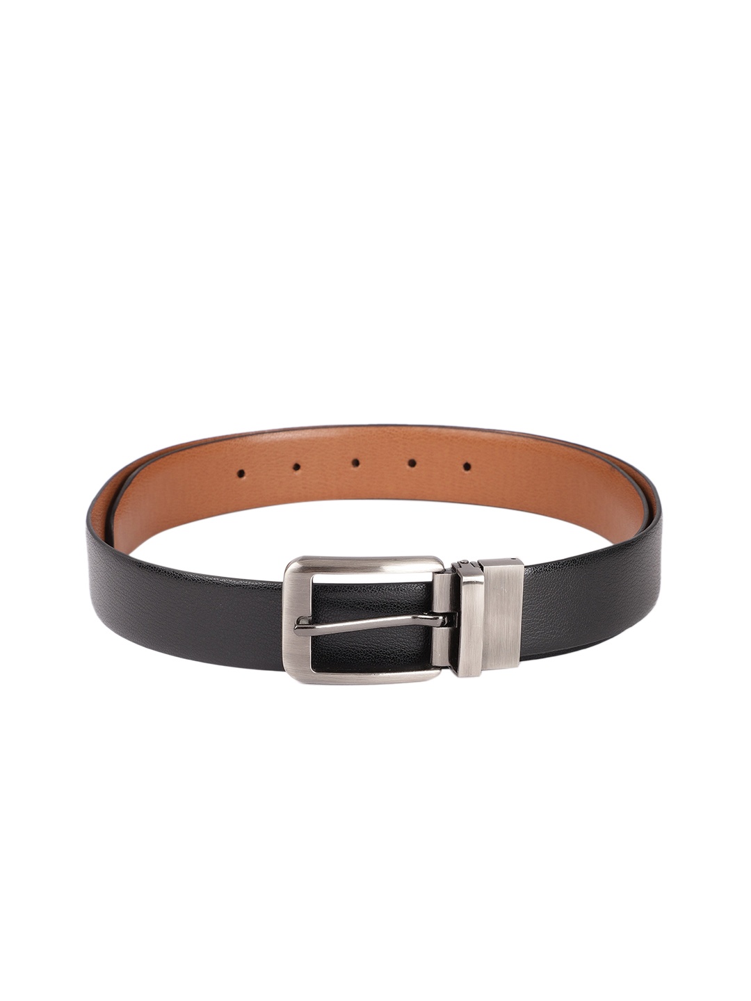 

Baggit Men Textured Reversible Belt, Black