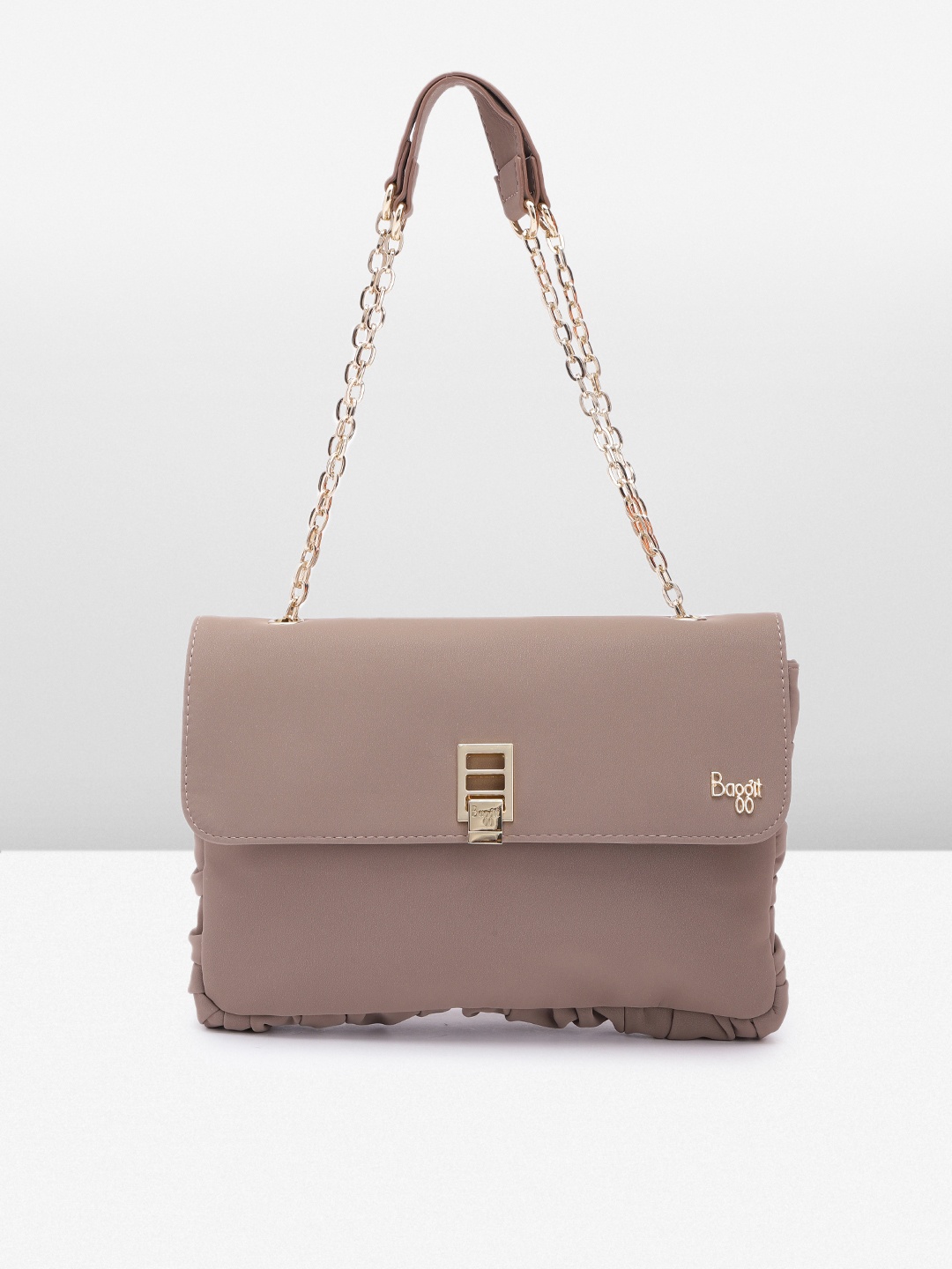 

Baggit Women Solid Shoulder Bag, Mauve