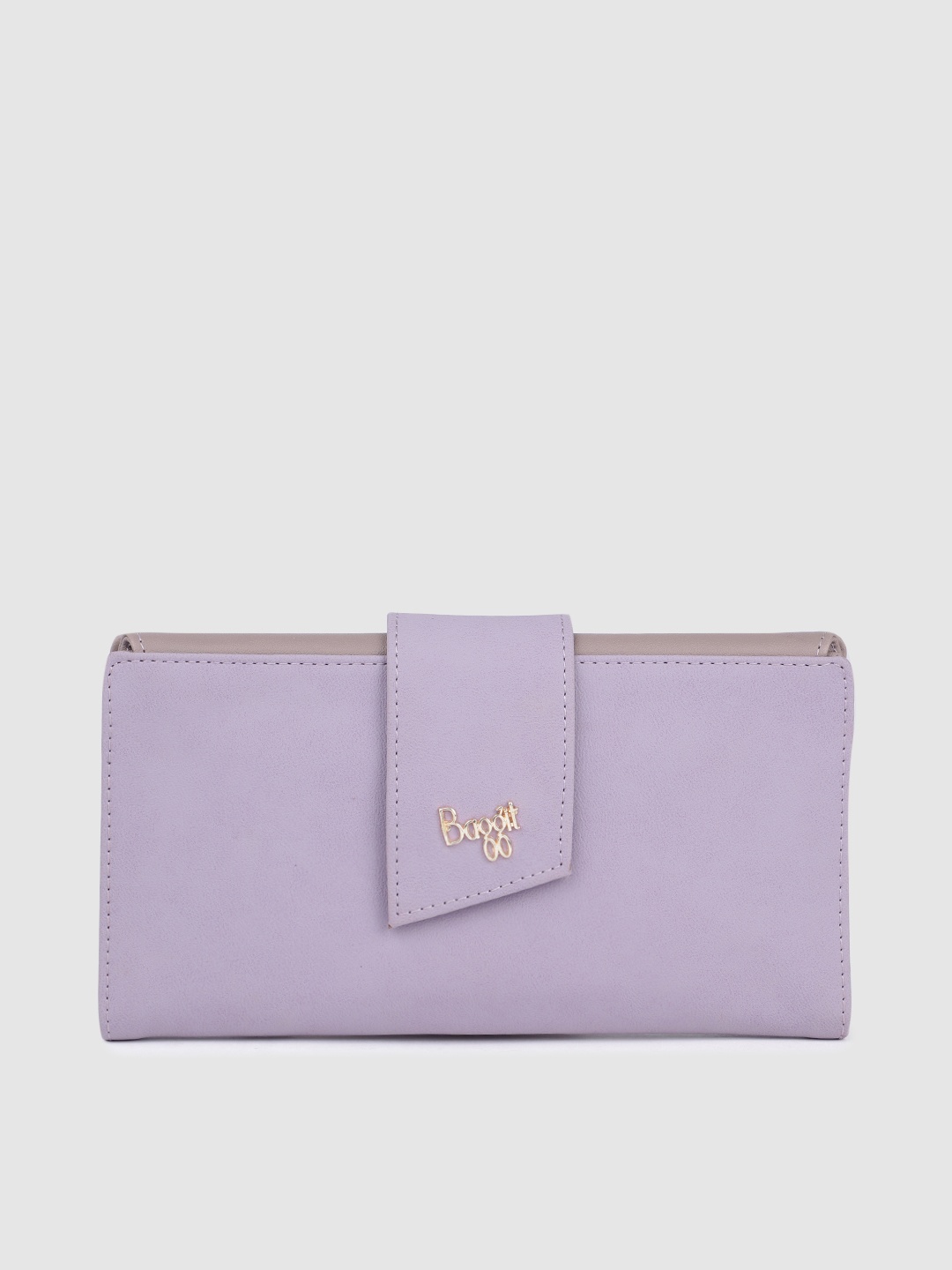 

Baggit Women Three Fold Wallet, Purple