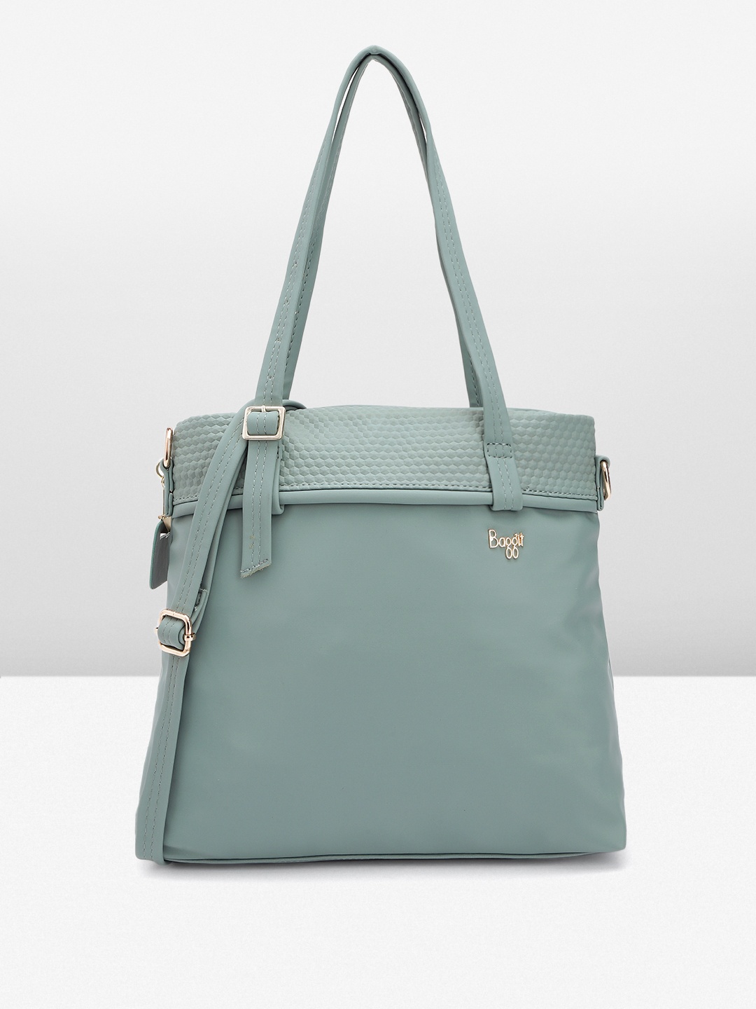 

Baggit Women Solid Shoulder Bag, Sea green