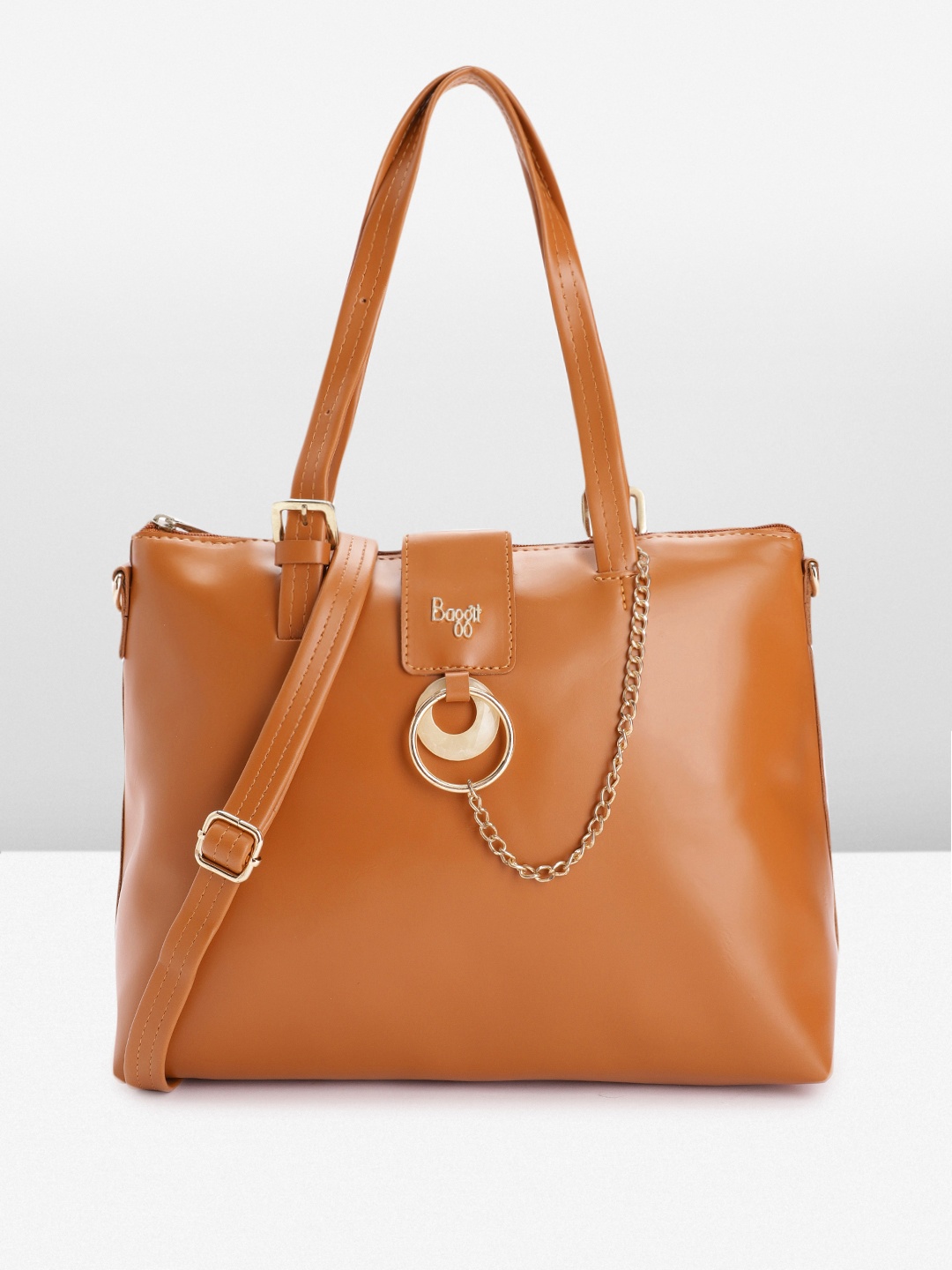 

Baggit Women Solid Shoulder Bag, Tan
