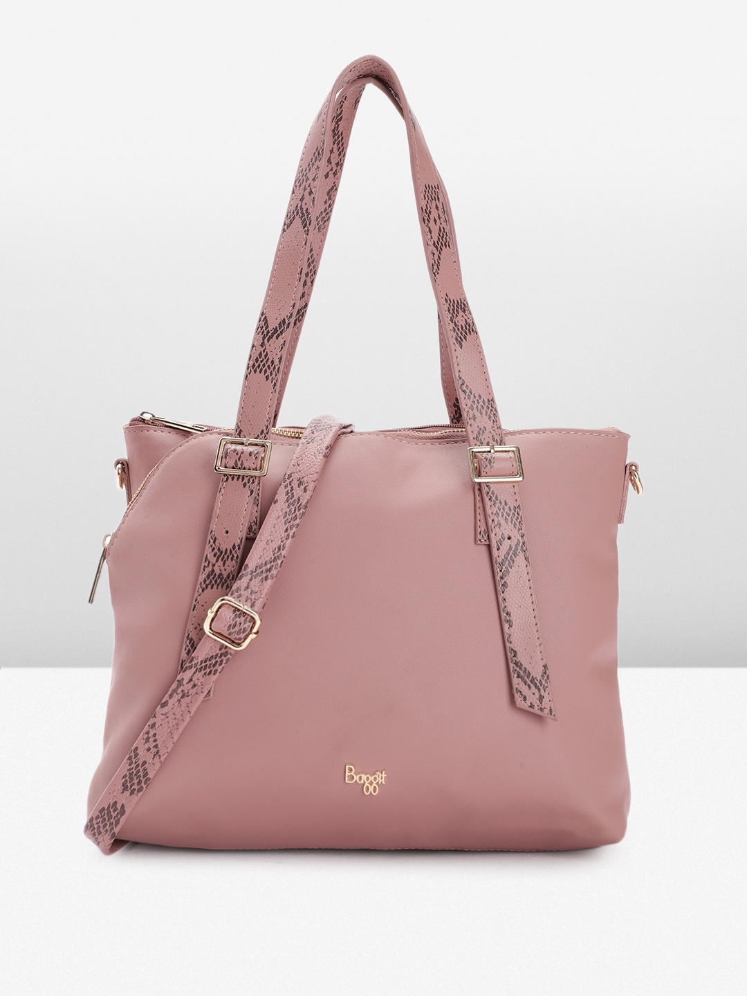 

Baggit Structured Shoulder Bag, Pink