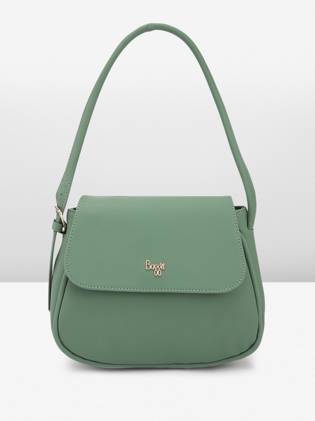 

Baggit Textured Handheld Bag, Green