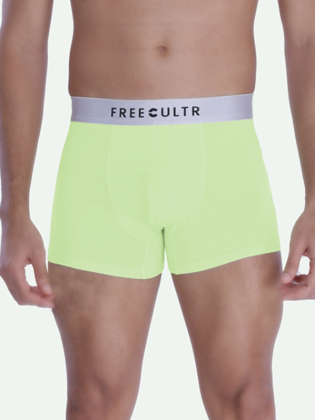

FREECULTR Men Lime Green Solid Anti Bacterial Trunk