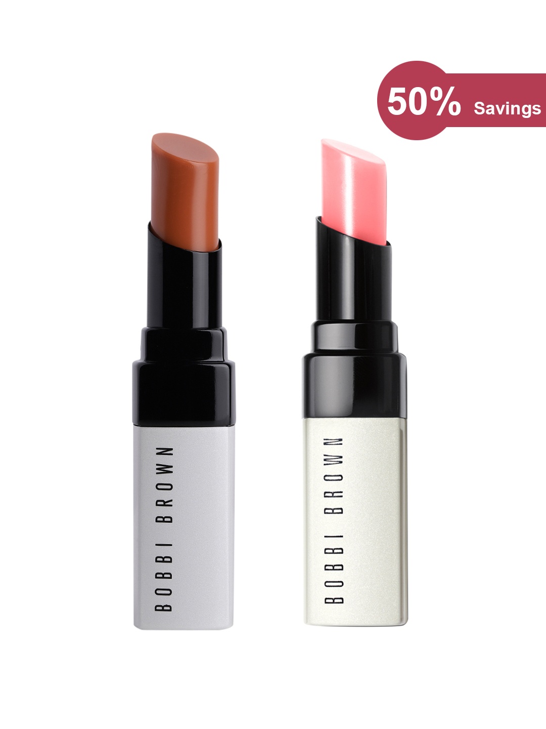 

Bobbi Brown Set of 2 Lightweight Extra Lip Tint 2.3g each - Bare Nude & Bare Punch, Pink