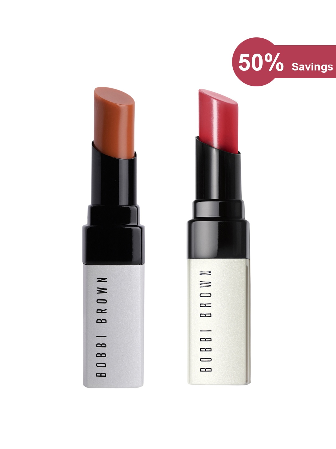 

Bobbi Brown Set of 2 Lightweight Extra Lip Tint 2.3g each - Bare Nude & Bare Raspberry, Pink