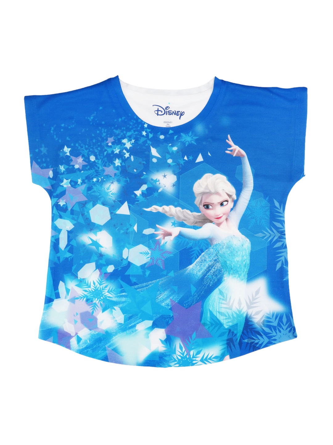 

Disney by Wear Your Mind Blue & White Printed T-shirt