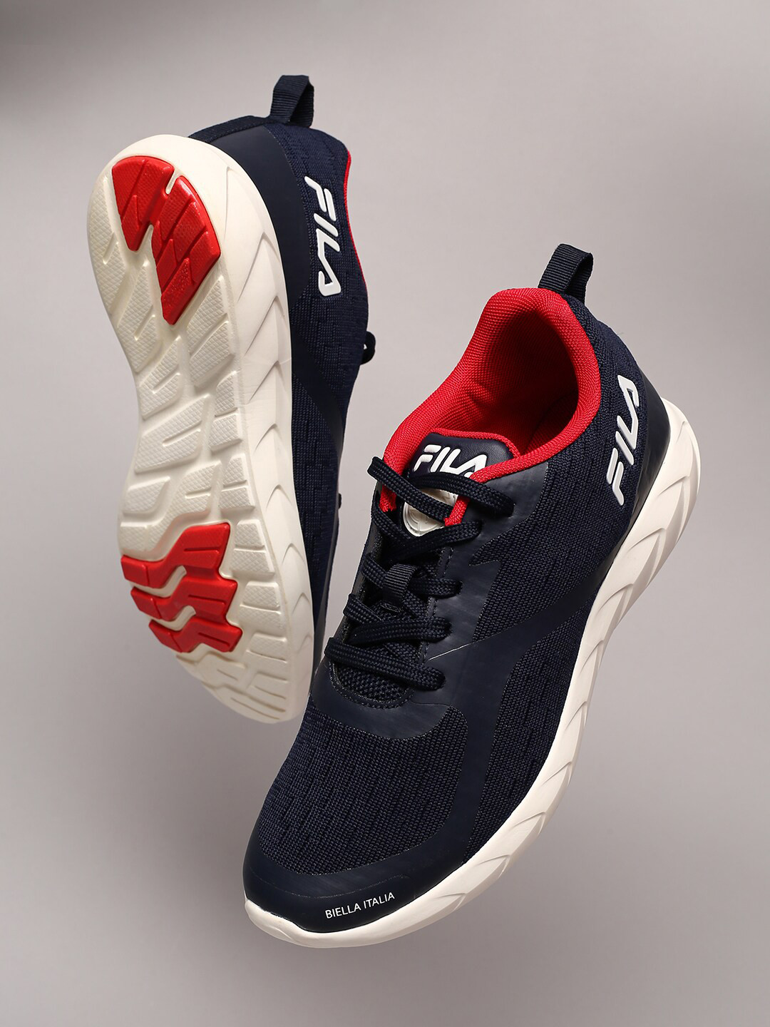 

FILA Women Navy Blue & White Running Non-Marking Shoes
