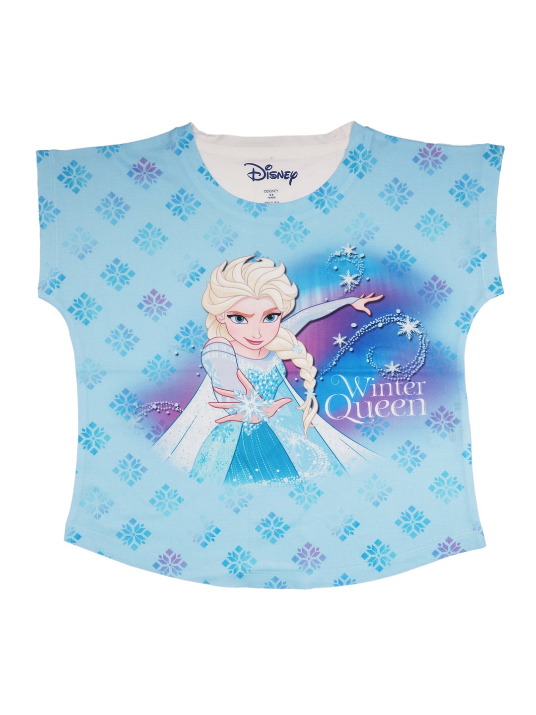

Disney by Wear Your Mind Blue & White Printed T-shirt
