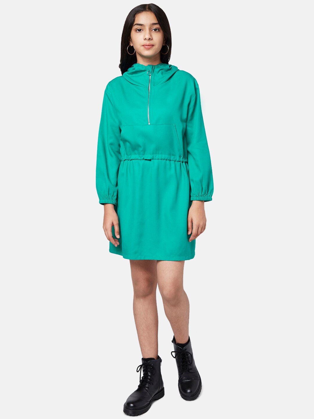 

Coolsters by Pantaloons Girls Green A-Line Mini Dress