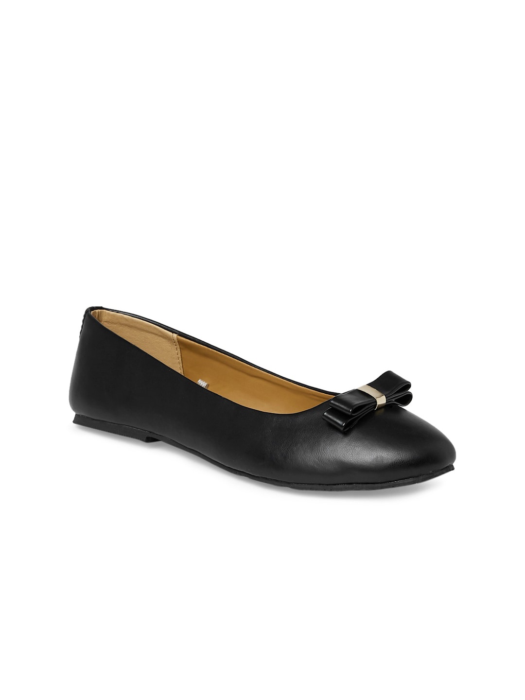 

People Women Black Ballerinas with Bows Flats