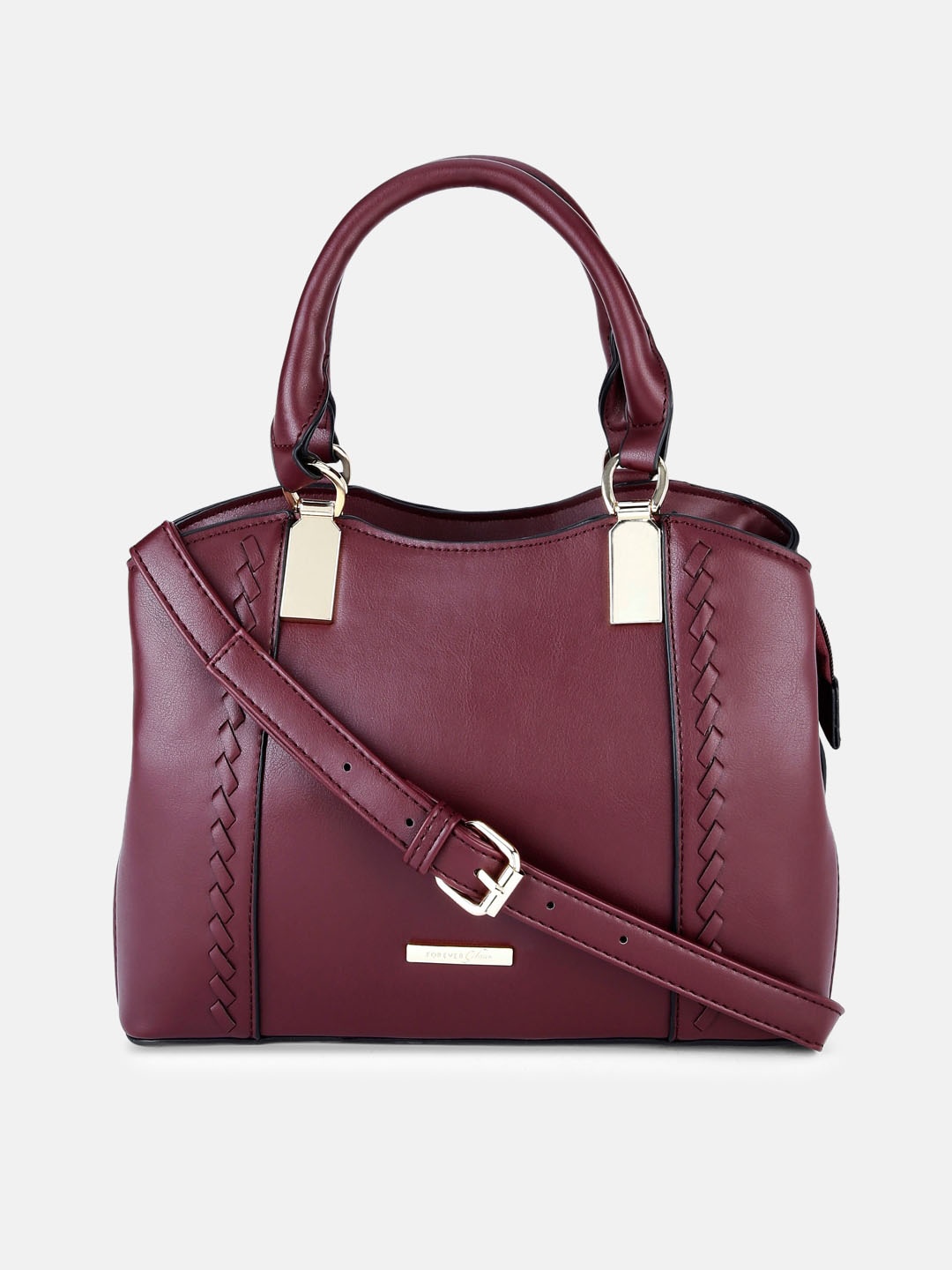 

Forever Glam by Pantaloons Red Structured Handheld Bag