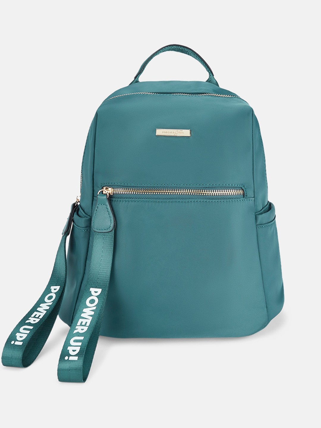 

Forever Glam by Pantaloons Women Teal Backpack