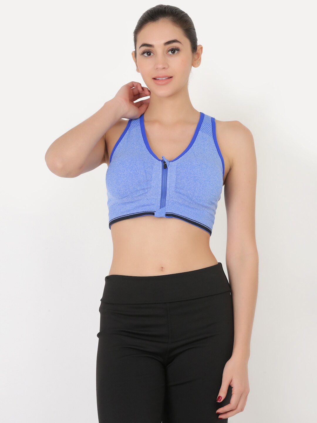 

EVERDION Blue Lightly Padded Sports Bra