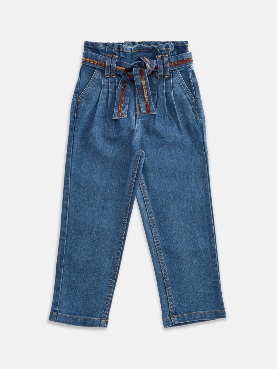 

Pantaloons Junior Girls Blue High-Rise Regular Fit Jeans
