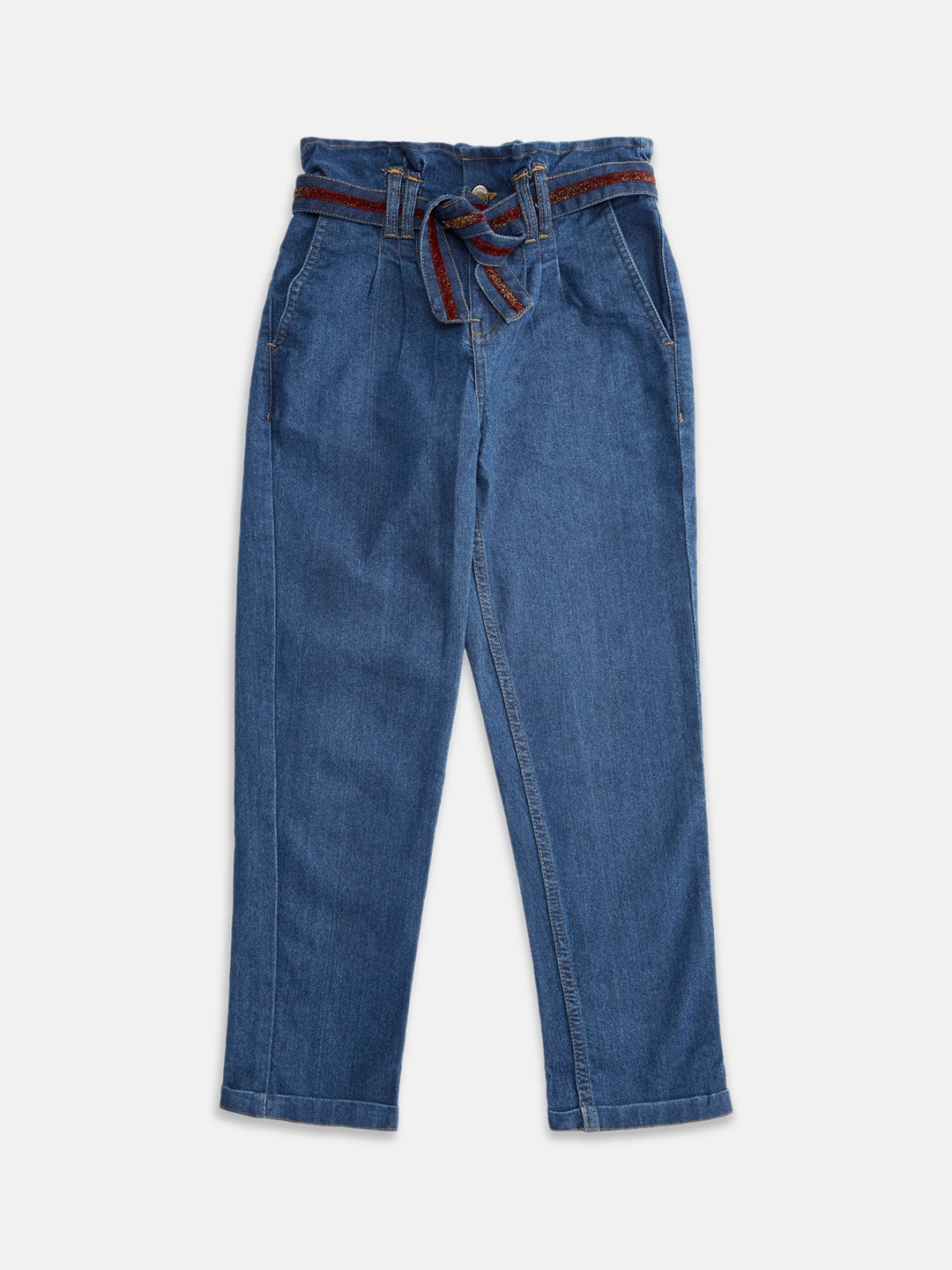 

Pantaloons Junior Girls Blue High-Rise Jeans