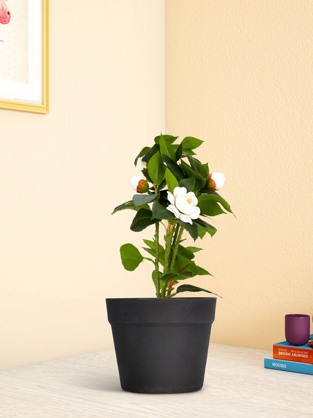 

Living scapes by Pantaloons Artificial Plant With Pot, White