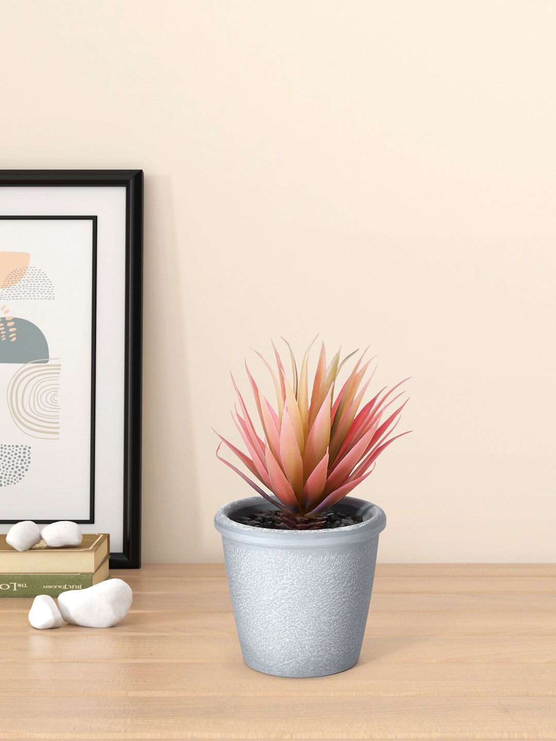 

Living scapes by Pantaloons Artificial Plant With Pot, Pink